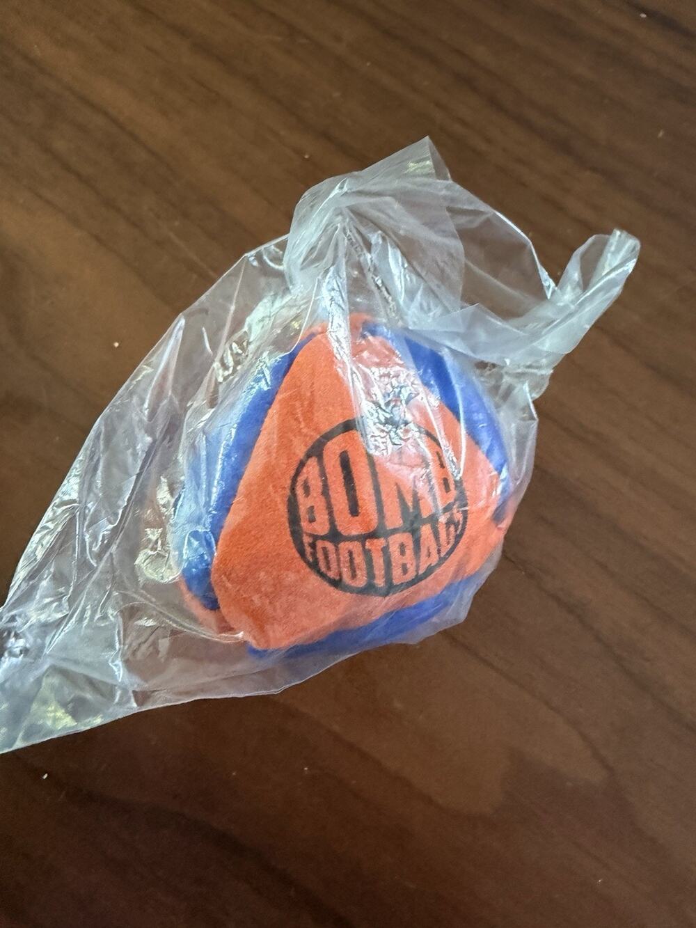 Bomb Footbag -The Grenade- Orange/blue- Hacky Sack Foot Bag